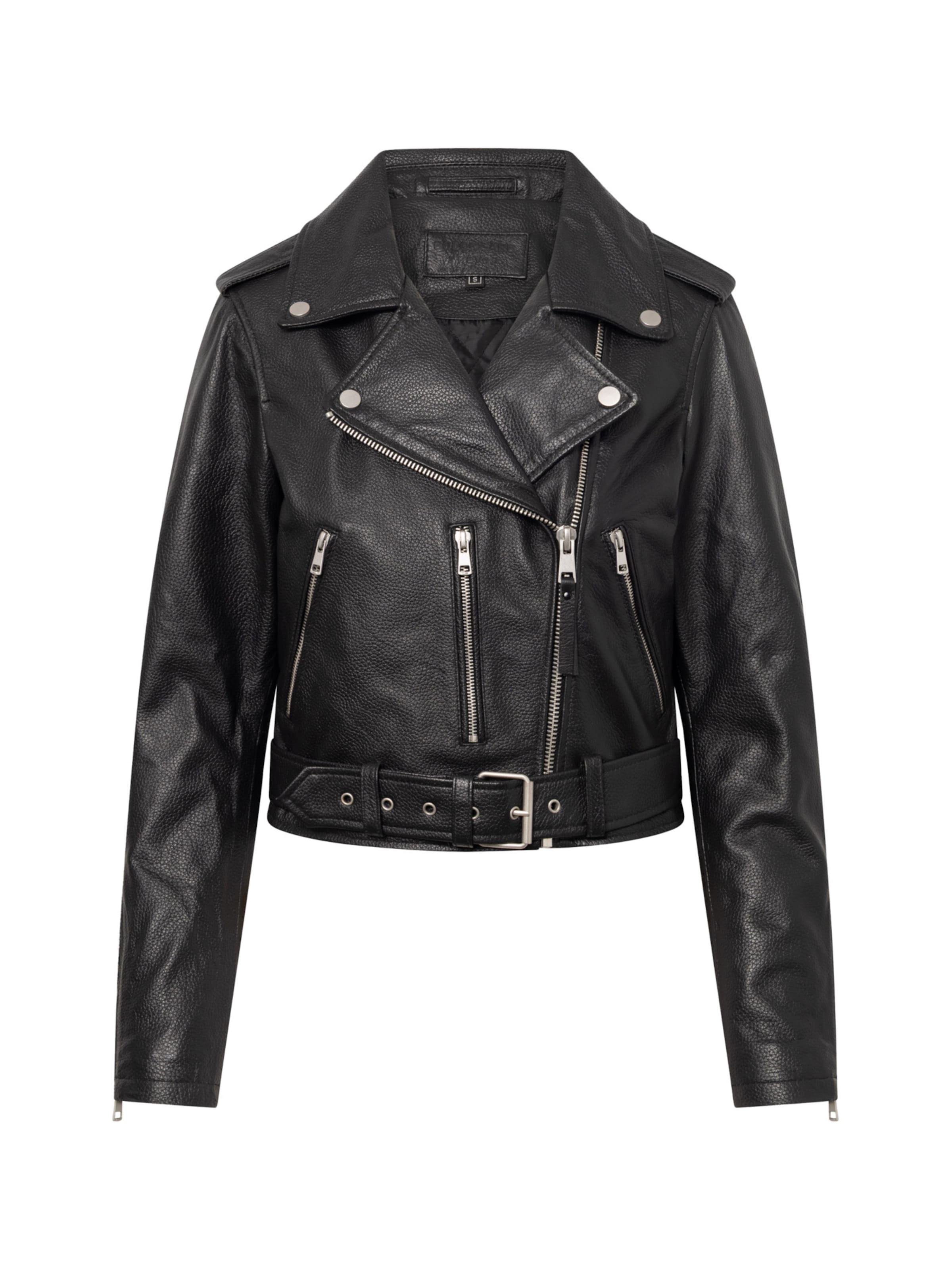 Bolongaro Trevor Tussenjas ' Katie Biker ' in Zwart: voorkant