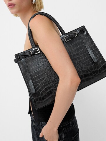 Bershka Shopper in Zwart