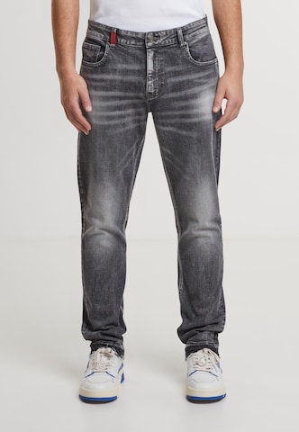 2Y Premium Skinny Jeans in Grey: front