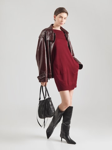 Cool & Sexy - Vestido de malha em vermelho