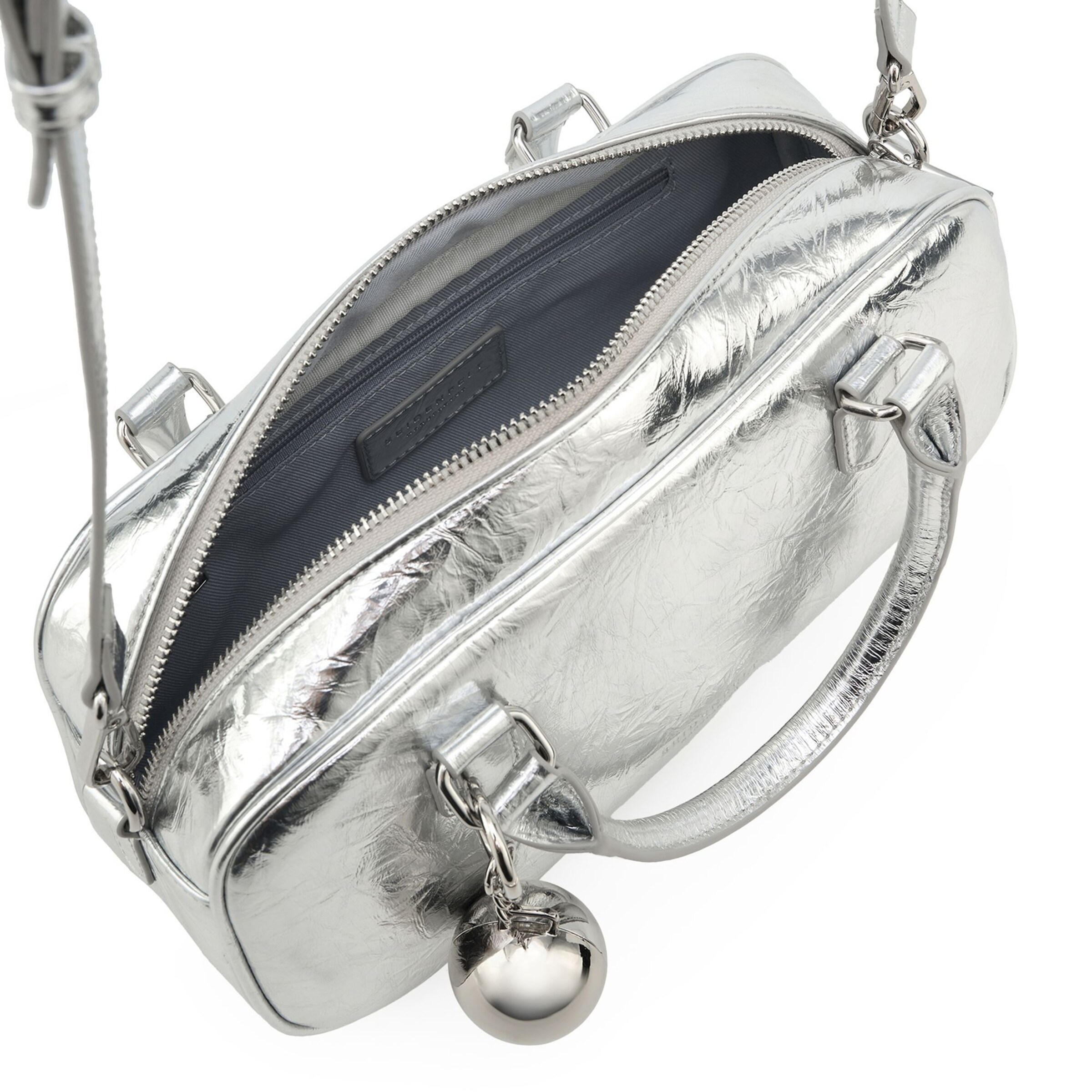 Seidenfelt Handbag 'Lofdal' in Silver