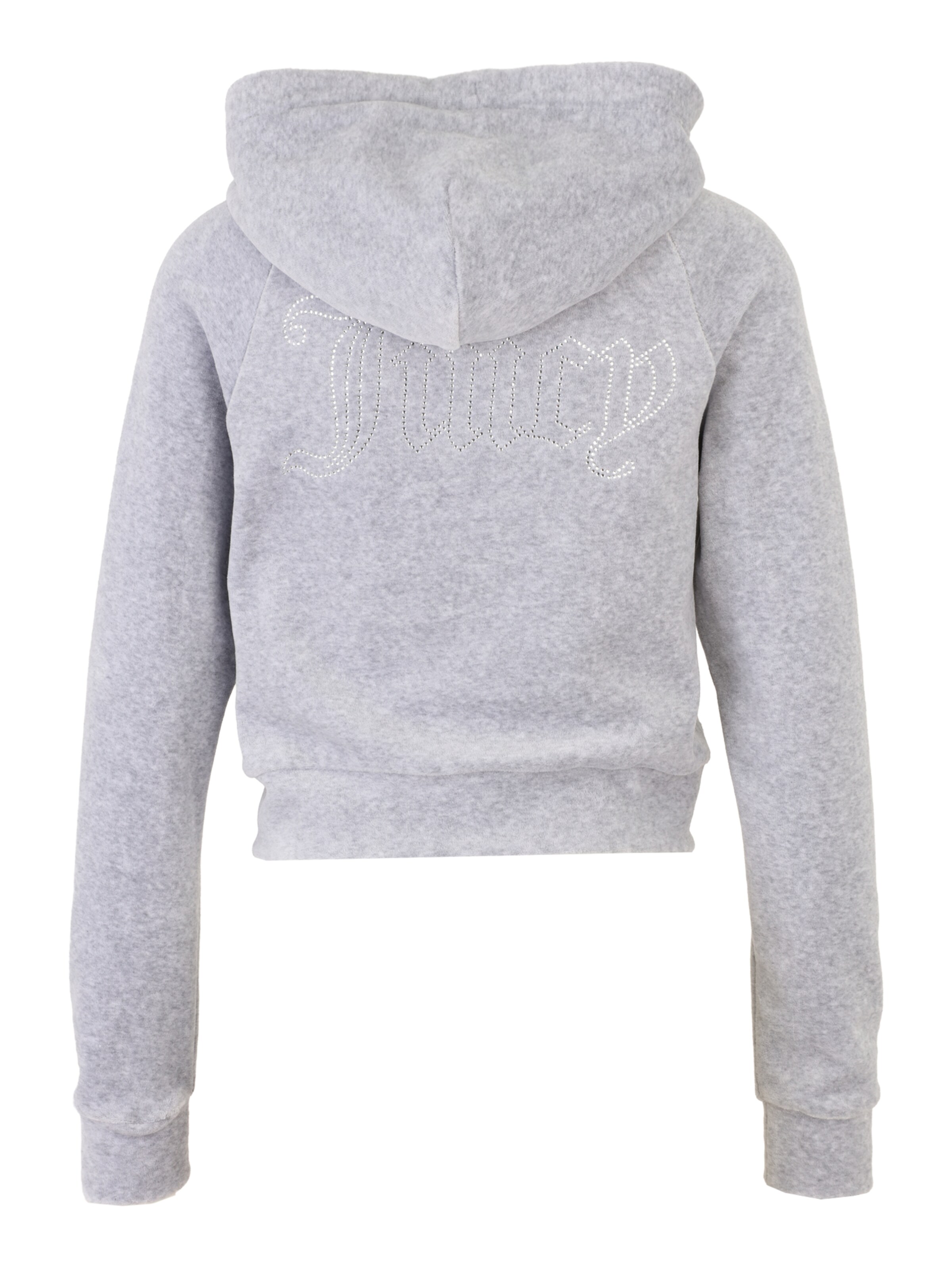 Juicy Couture Petite - Sudadera con cremallera 'MADISON' en gris