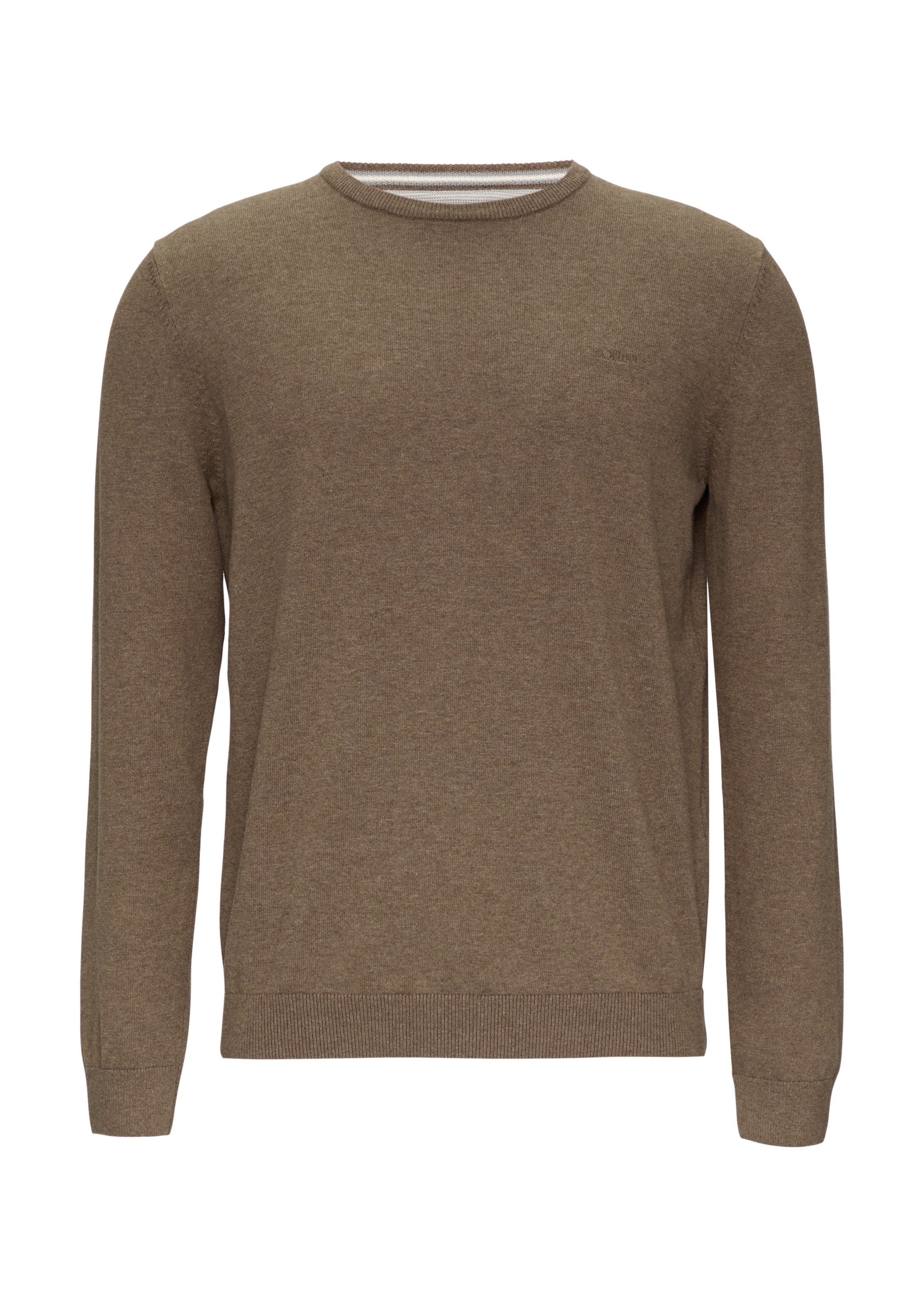 s.Oliver Pullover in Braun: Vorderseite