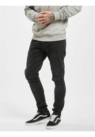 DEF Slimfit Jeans 'Wittenau' i sort: forside