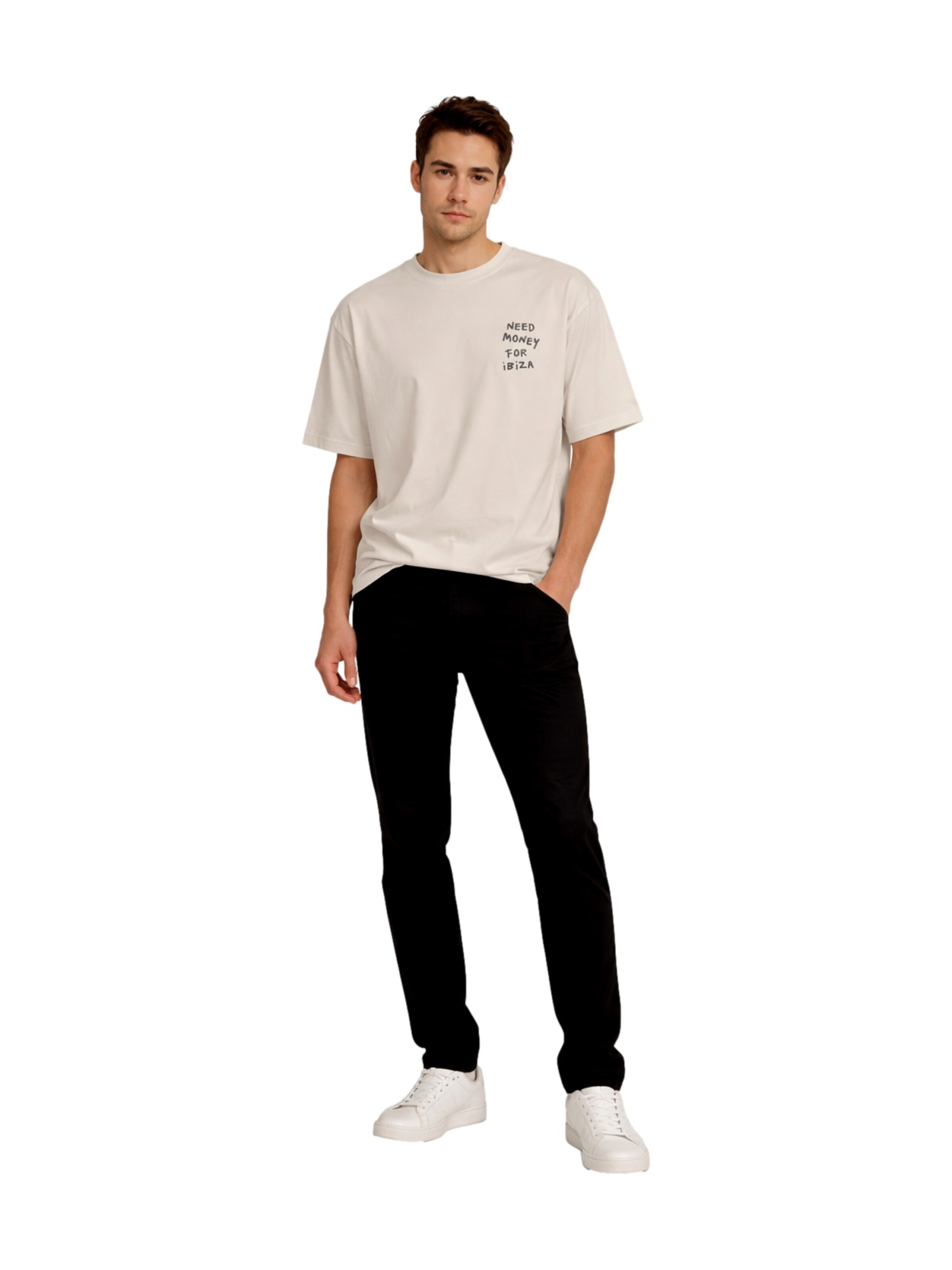 Only & Sons T-Shirt 'Money Life' in Beige