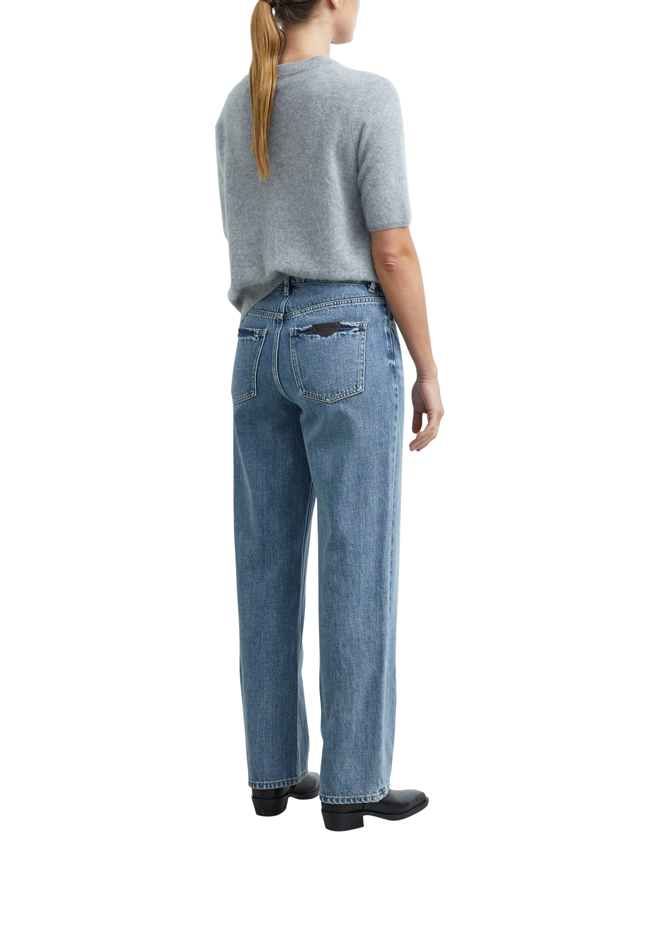 COMMA Regular Jeans in Blau: Rückseite