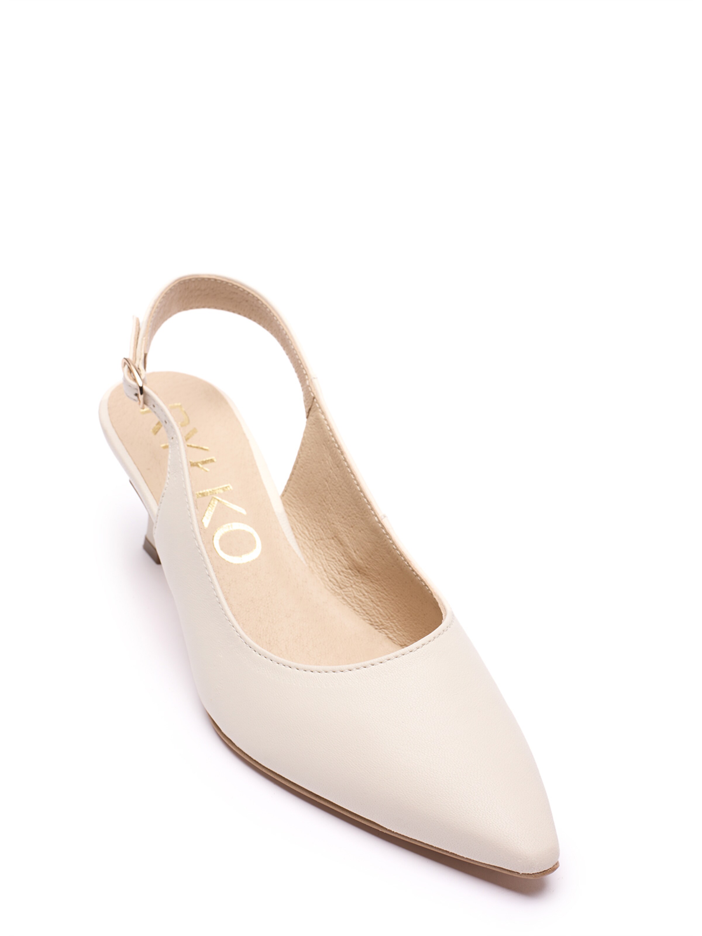 RYŁKOCipele s potpeticom i otvorenom petom - bež boja