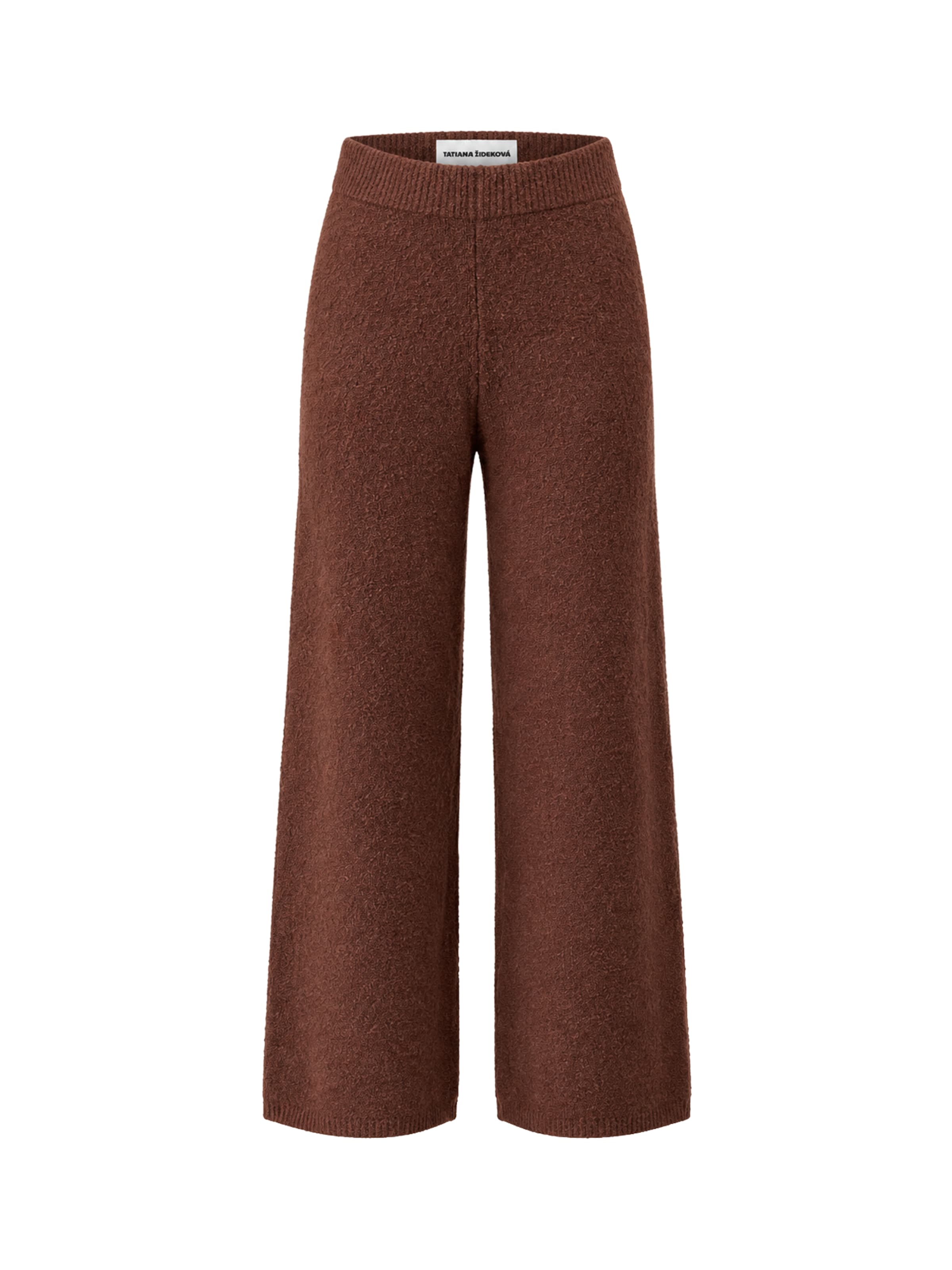 Tatiana Zidekova Loose fit Pants in Brown: front