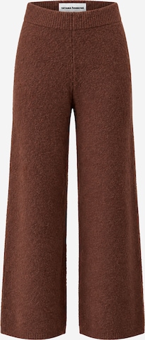 Loosefit Pantalon Tatiana Zidekova en marron : devant