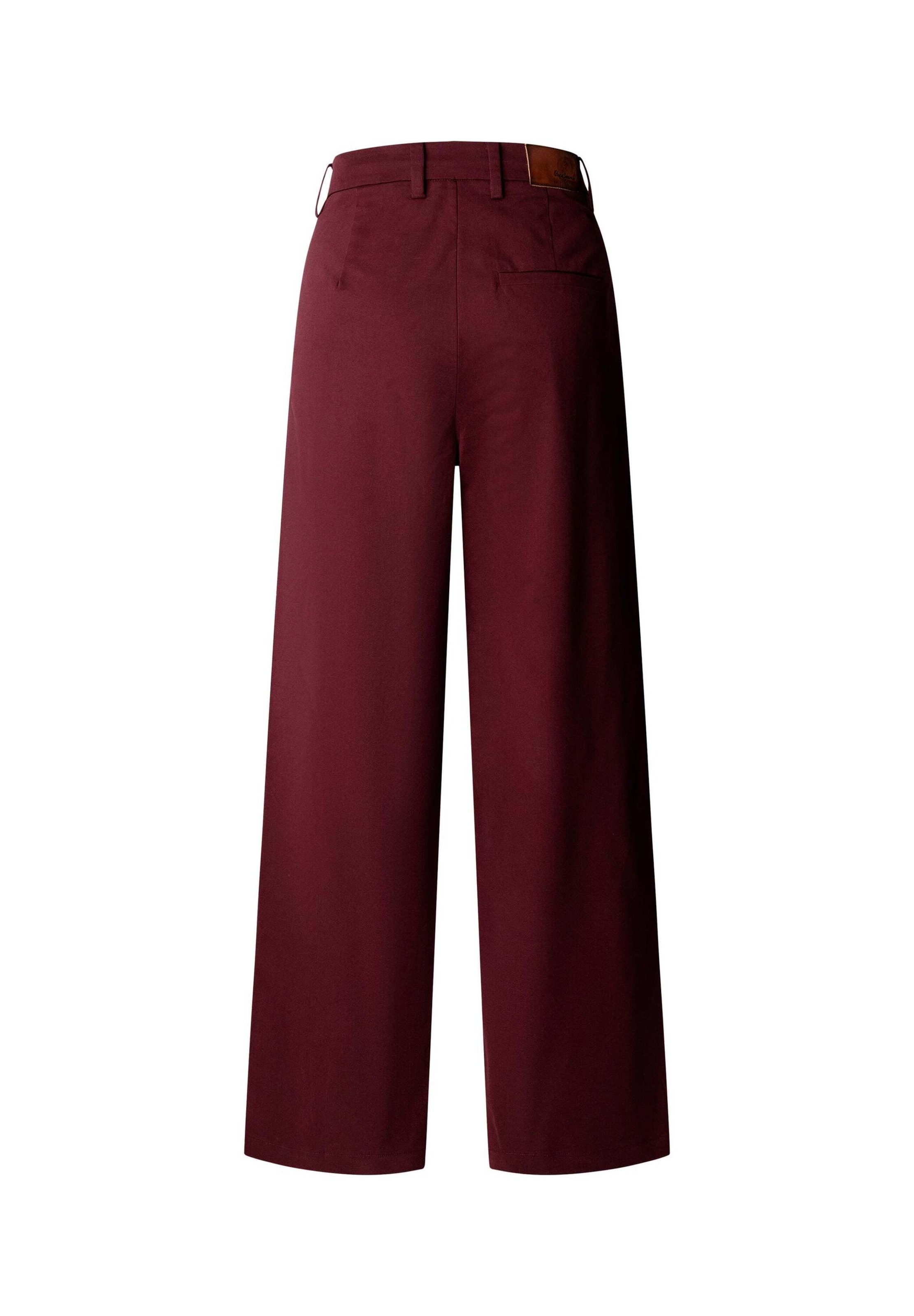 Wide leg Pantaloni con pieghe 'Lindsey' di Pepe Jeans in rosso