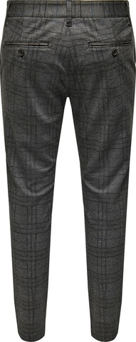 Regular Pantalon chino 'MARK' Only & Sons en gris