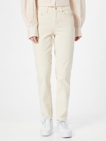 regular Jeans 'Luna' di PIECES in bianco: frontale
