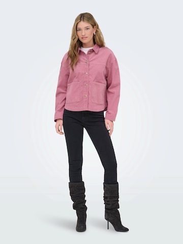 ONLY Between-season jacket 'ONLMOXIE' in Pink