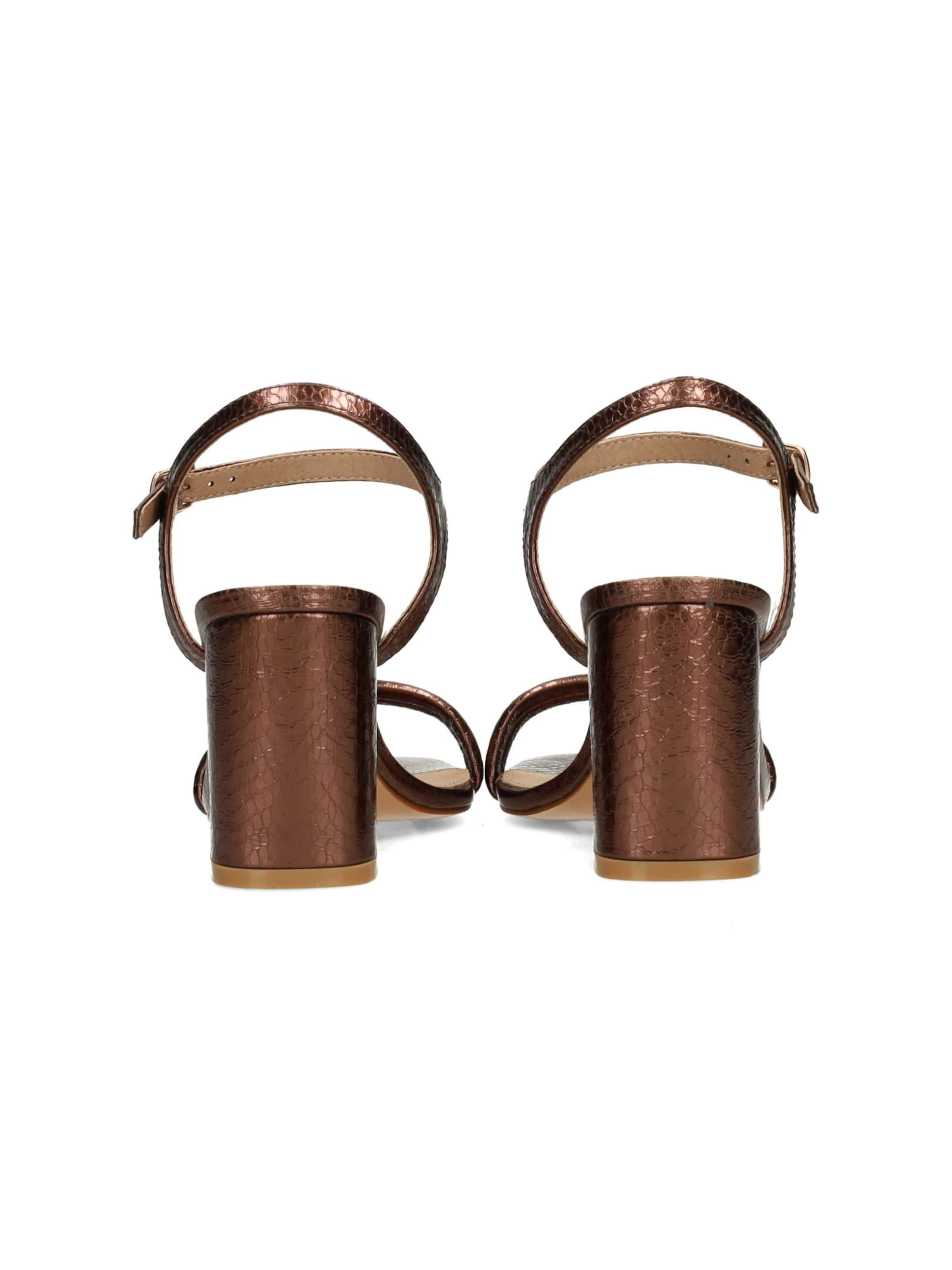 Sandales à lanières POSH by Poelman en marron