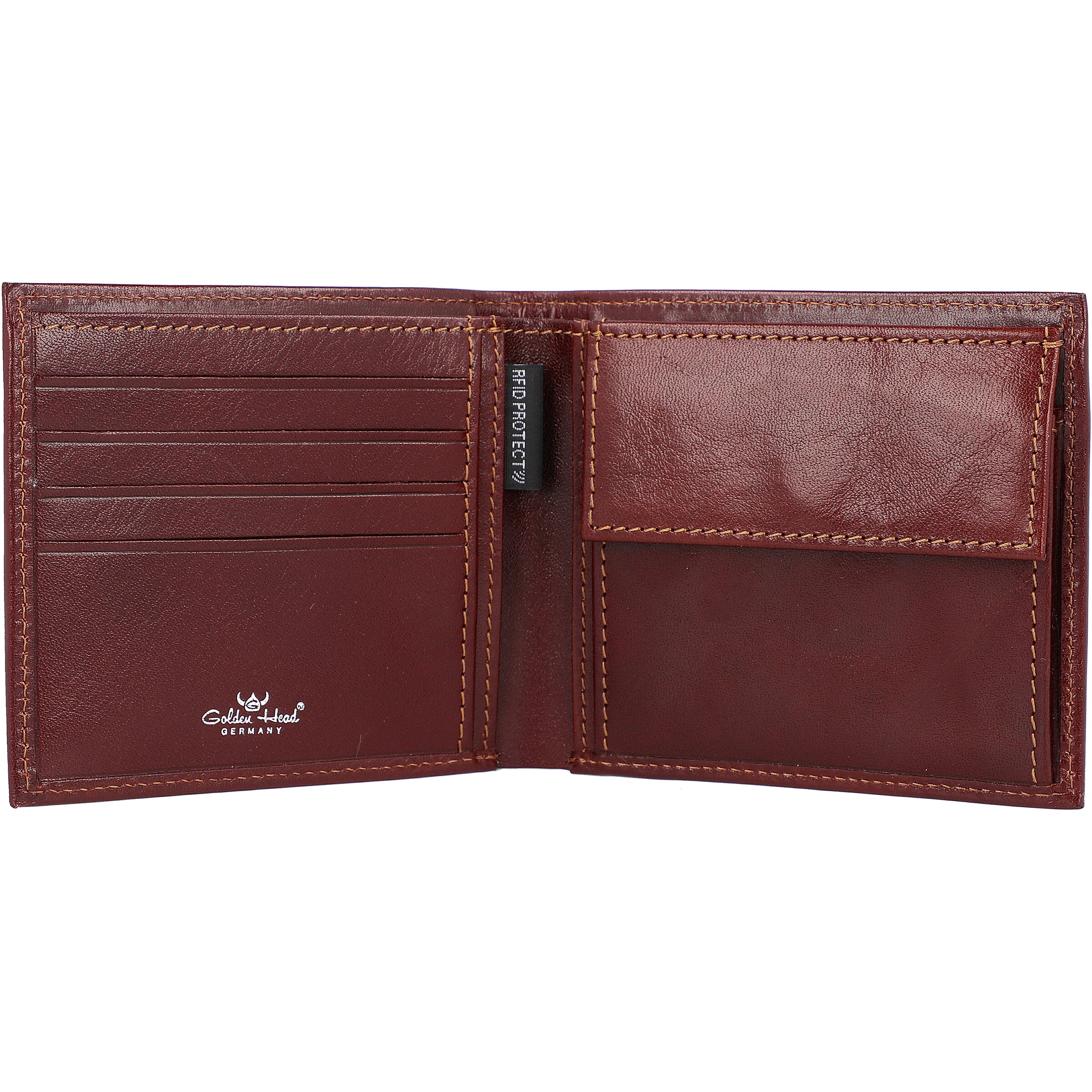 Portamonete 'Colorado' di GOLDEN HEAD in marrone