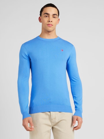 SCOTCH & SODA Sweater 'Essential' in Blue: front