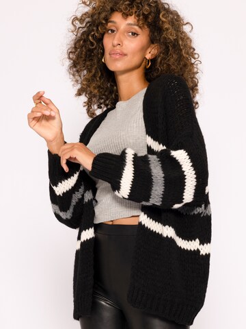 SASSYCLASSY - Casaco de malha oversized em preto