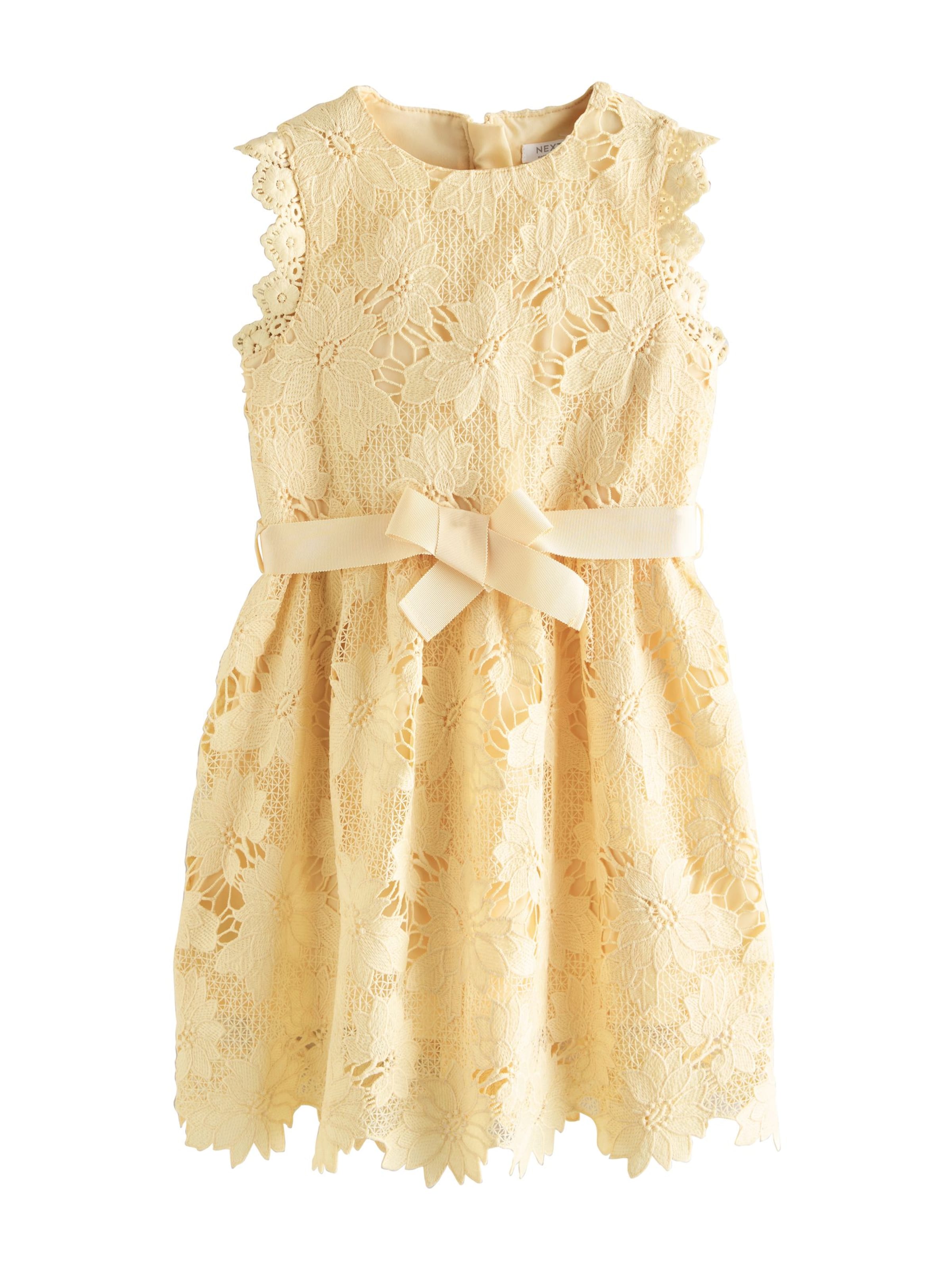 Next - Vestido en amarillo: frente