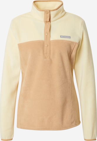 COLUMBIA Αθλητικό πουλόβερ 'Benton Springs' σε μπεζ: μπροστά