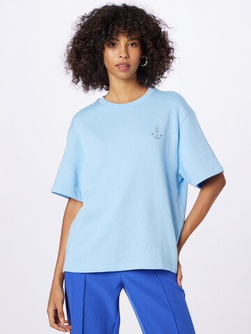 T-shirt Rich & Royal en bleu : devant