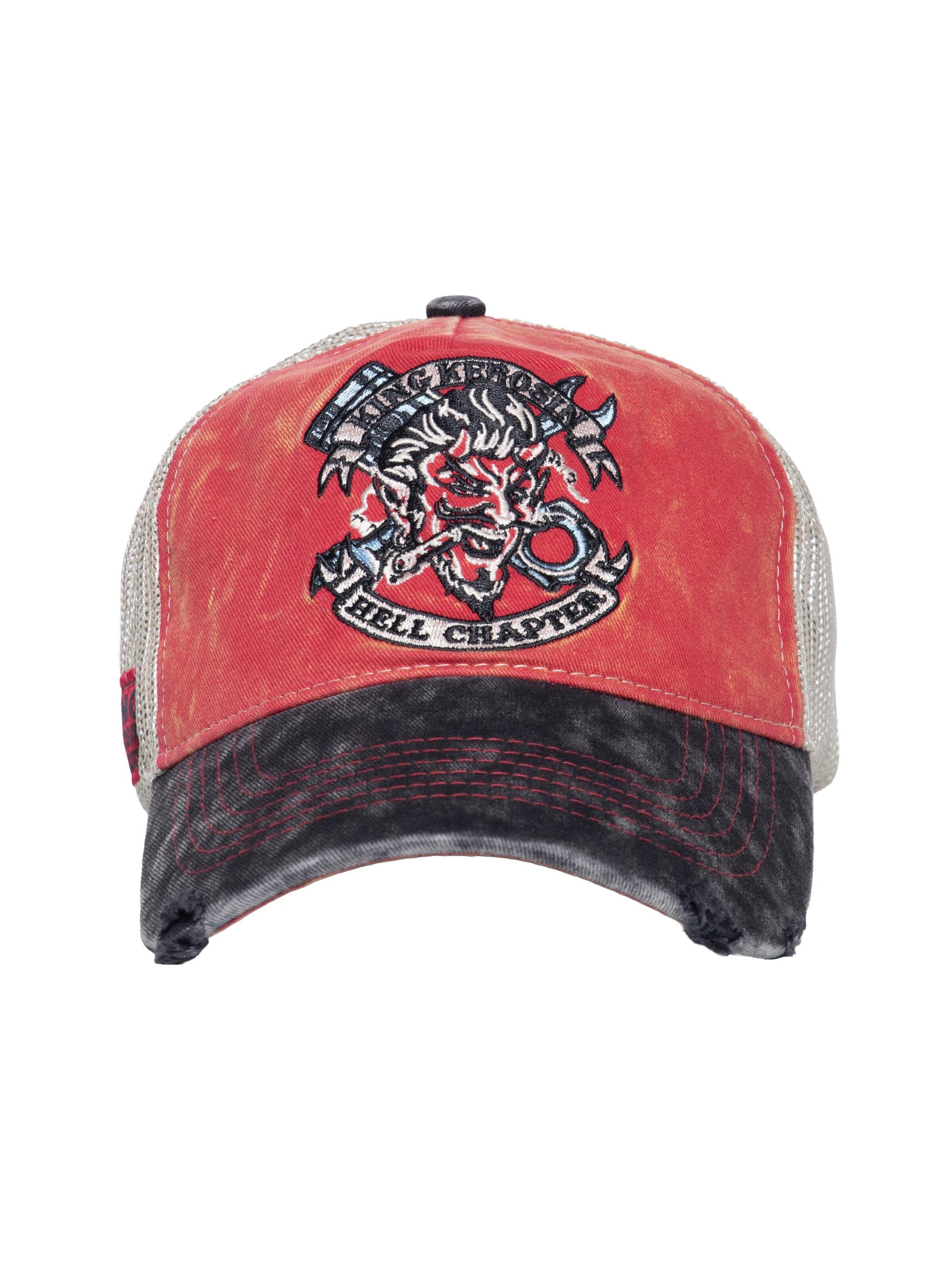 King Kerosin Cap 'Hell Chapter' in Red