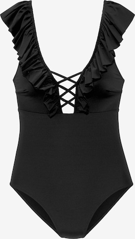 s.Oliver Swimsuit in Black: front