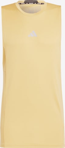 T-Shirt fonctionnel 'Designed for Training' ADIDAS PERFORMANCE en jaune : devant
