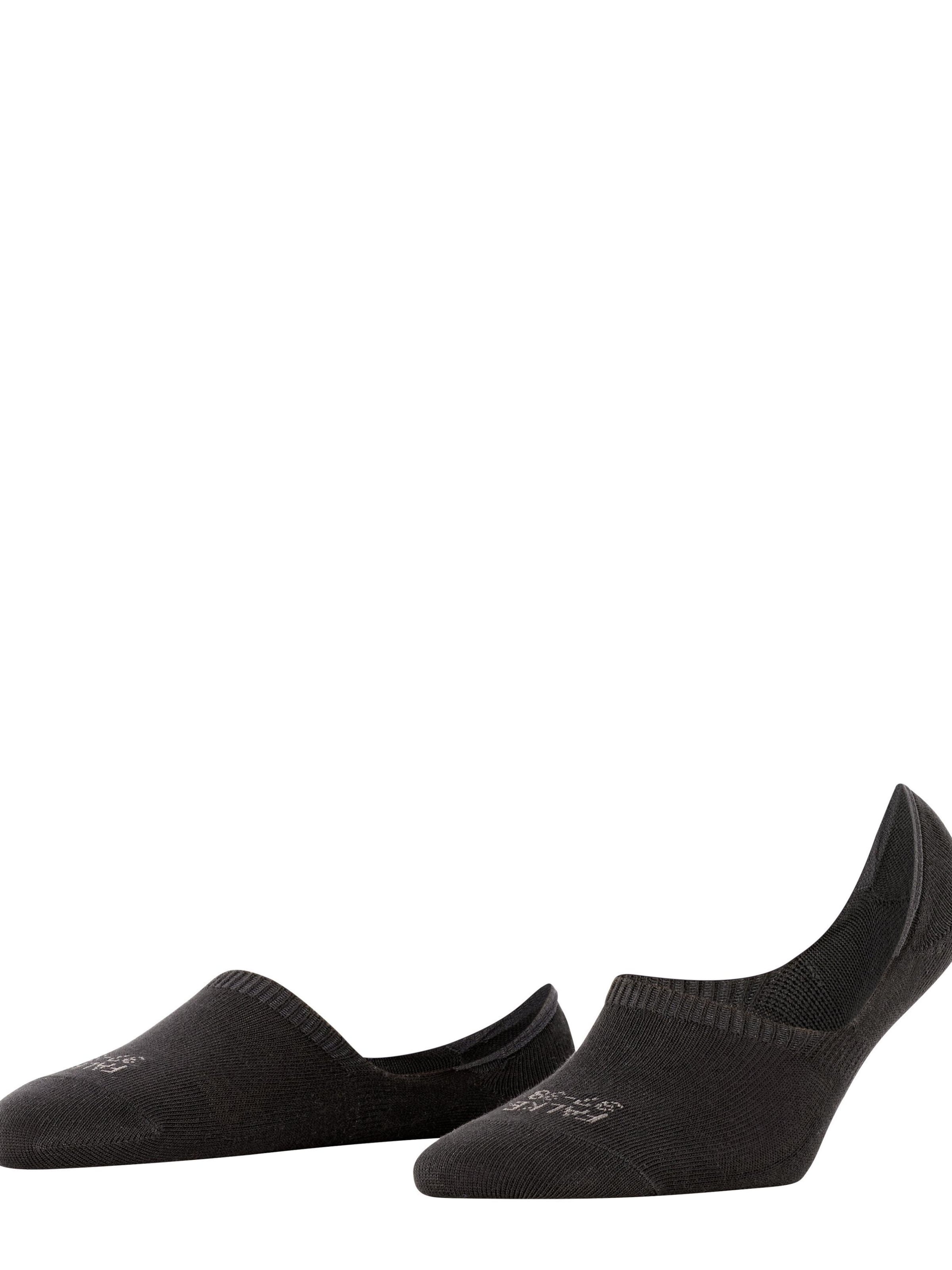 FALKE Füßlinge 'Step High Cut'‌‌‌‌‌‌‌ in Schwarz: Vorderseite