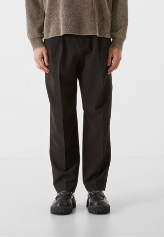 883Police Loose fit Pleat-front trousers in Black