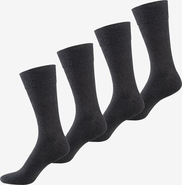 Nur Der Socks in Grey: front