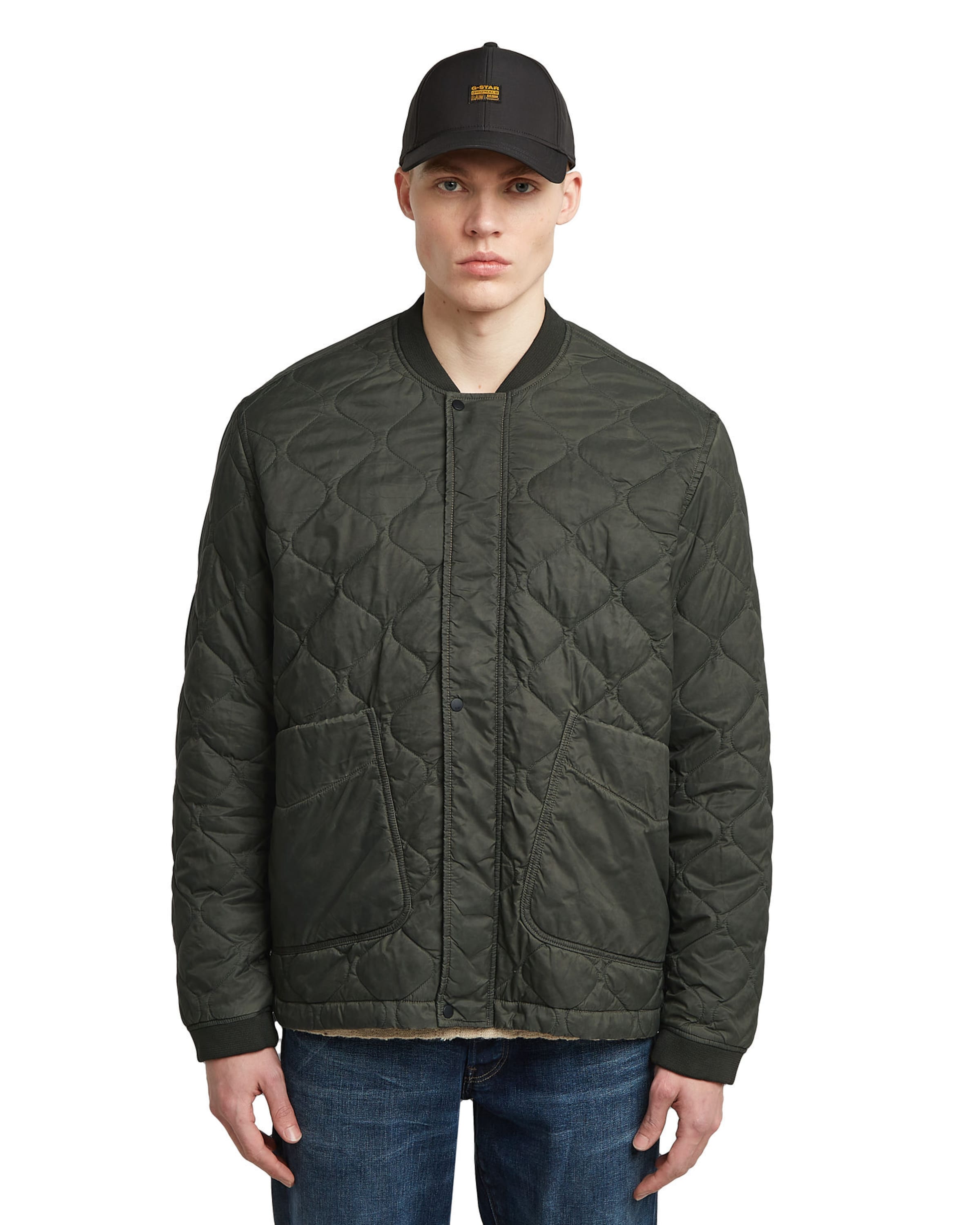 G-STAR Tussenjas in Bruin: voorkant