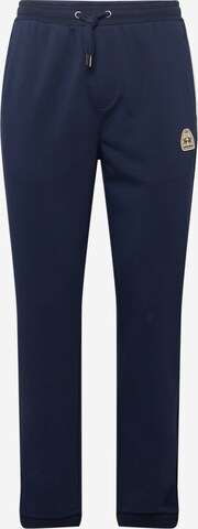 La Martina Normalny krój Spodnie w kolorze niebieski: przód