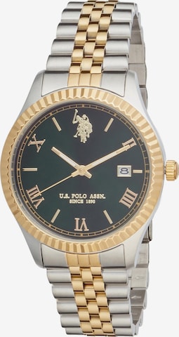 Montre à affichage analogique 'Brandon Steel' U.S. POLO ASSN. en jaune : devant