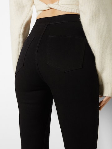 Bershka Skinny Jeansy w kolorze czarny