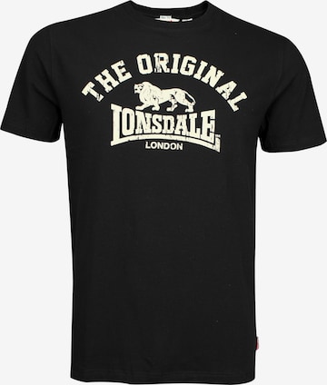 Maglietta 'Original' di LONSDALE in nero: frontale