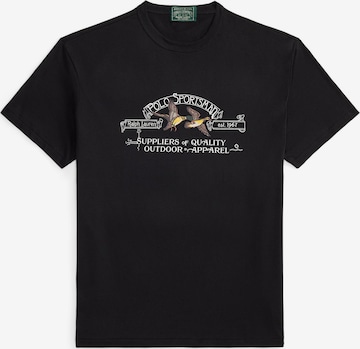 juoda Polo Ralph Lauren Marškinėliai: priekis