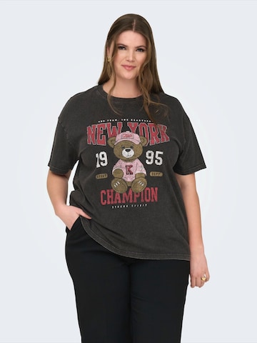 ONLY Carmakoma T-shirt 'CARTICO' i svart: framsida