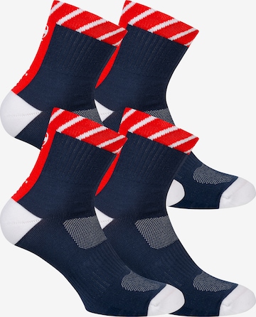 Champion Authentic Athletic Apparel Mid Crew Sportsocken ' 4er-Pack Performance ' in Blau: predná strana