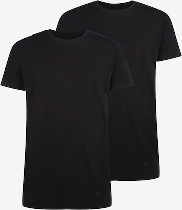 T-Shirt 'Ruben' Bamboo basics en noir : devant