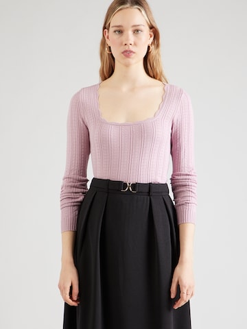 ABOUT YOU Свитер 'Maria' в Ярко-розовый: спереди