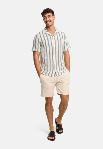 INDICODE JEANS Regular fit Button Up Shirt 'INGlumin' in Blue