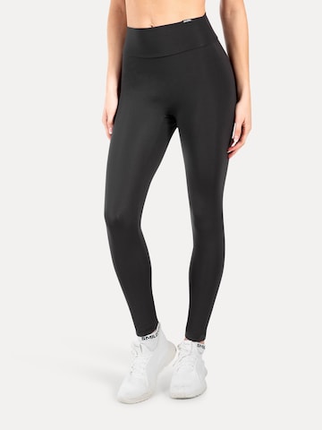 Smilodox Slim fit Leggings in Black: front