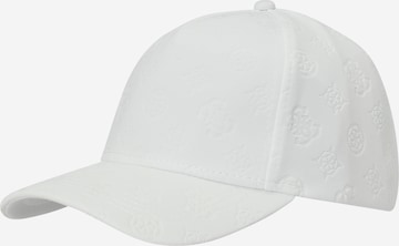 GUESS - Gorra en blanco: frente