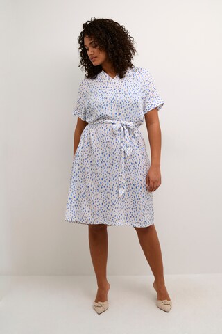 Robe 'Ane' KAFFE CURVE en bleu