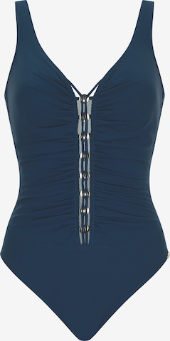 Bustier Maillot de bain SUNFLAIR en bleu : devant