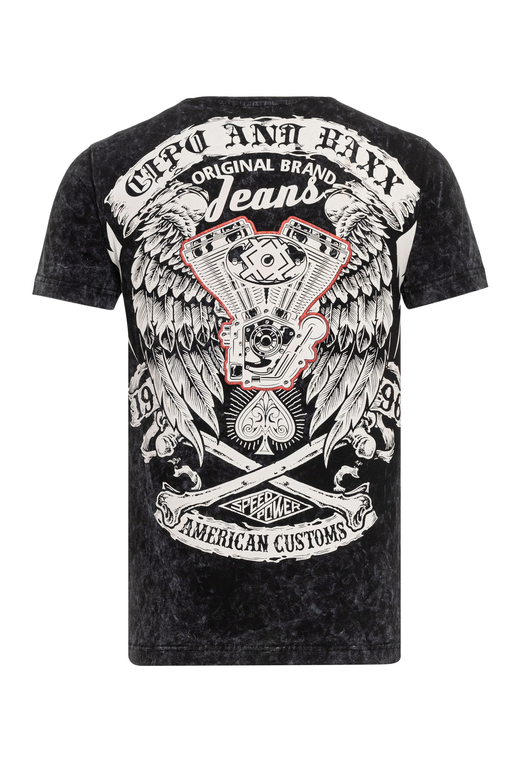 CIPO & BAXX T-Shirt in Grau