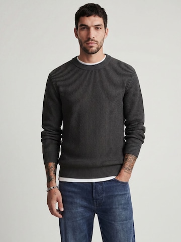R.D.D. ROYAL DENIM DIVISION Pullover 'RDDWALT' in Grau: Vorderseite