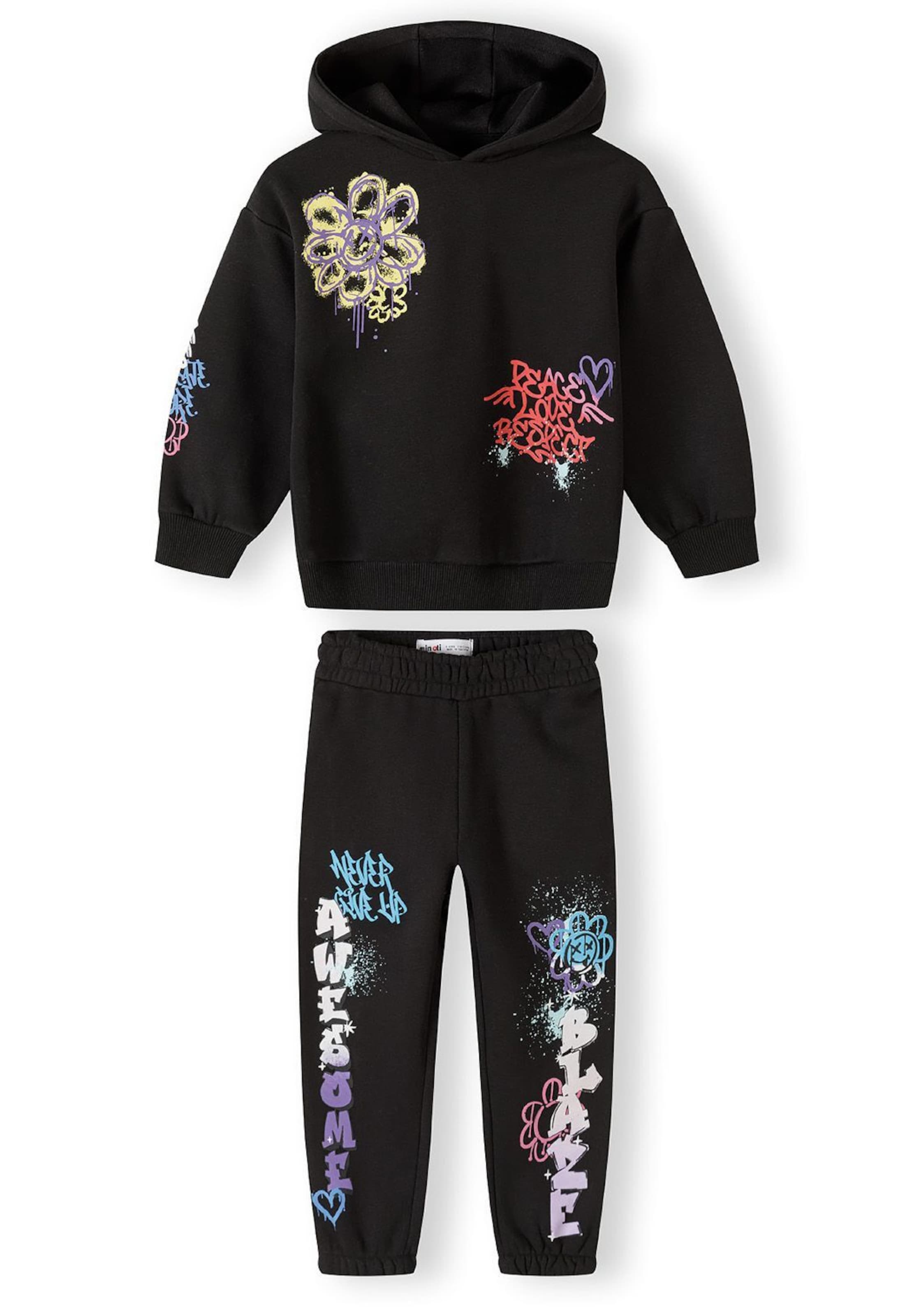 Set de la MINOTI pe negru: față