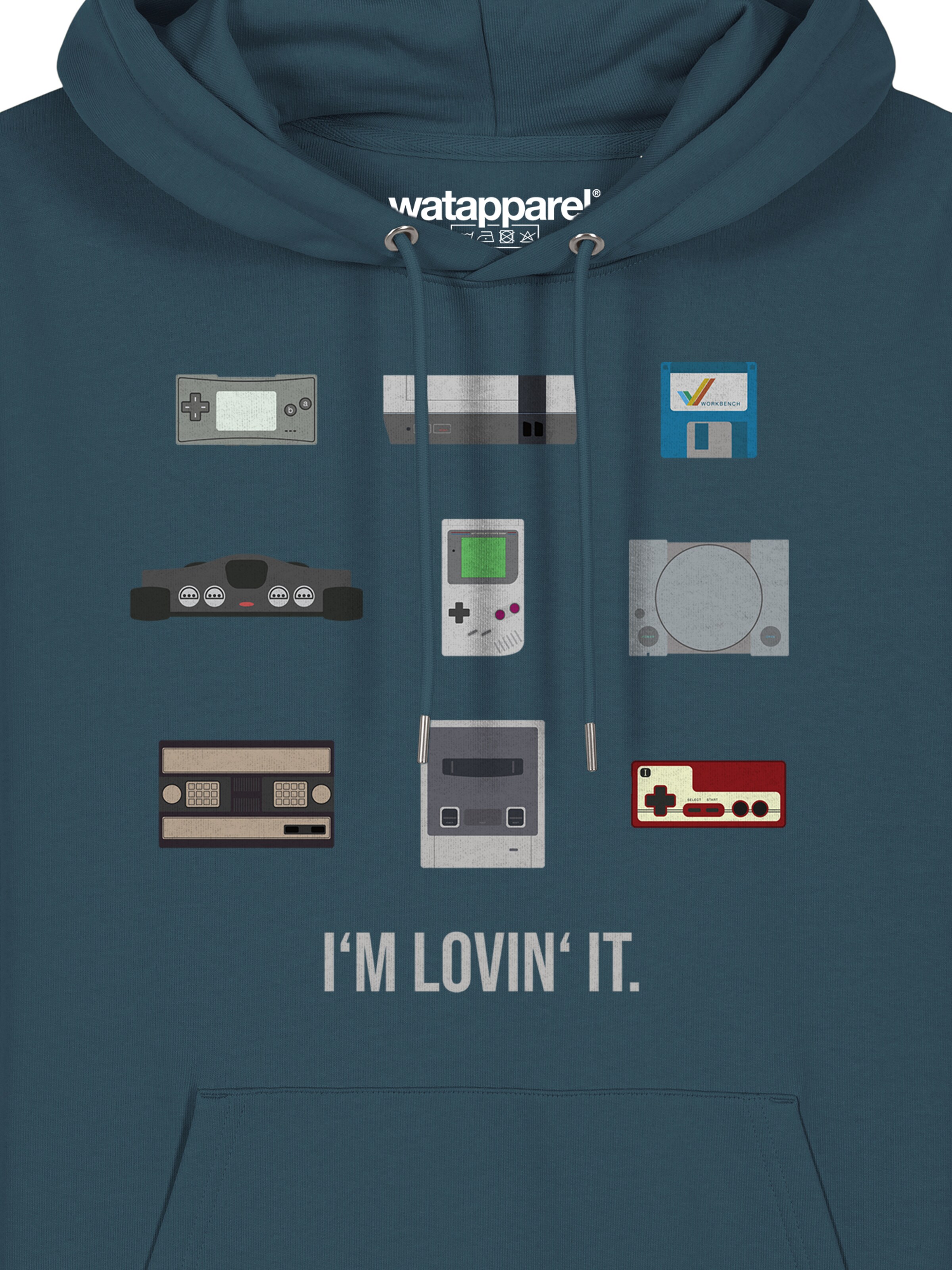 Sweat-shirt 'Videogames' Watapparel en bleu