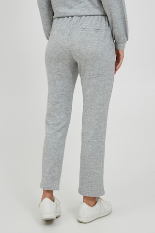 Fransa Regular Pleat-Front Pants in Grey